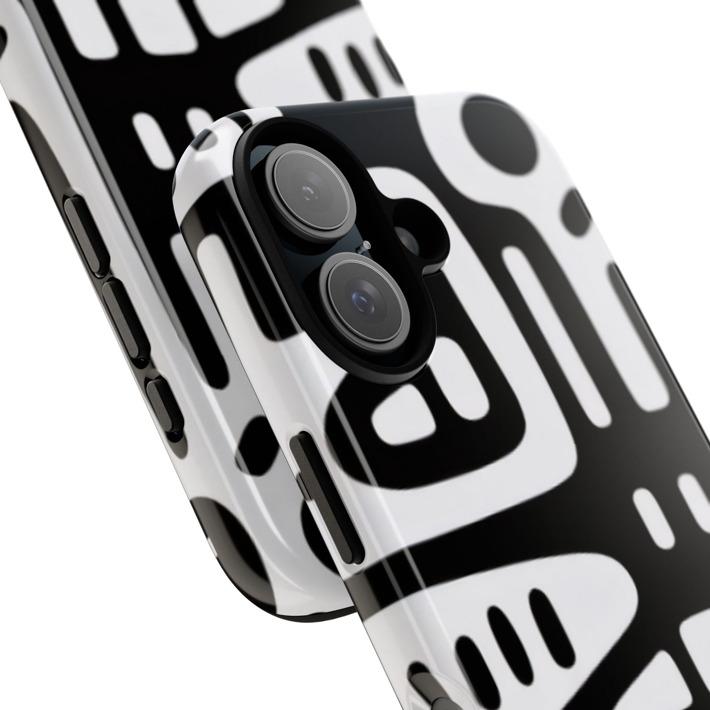 Abstract Black & White Phone Case
