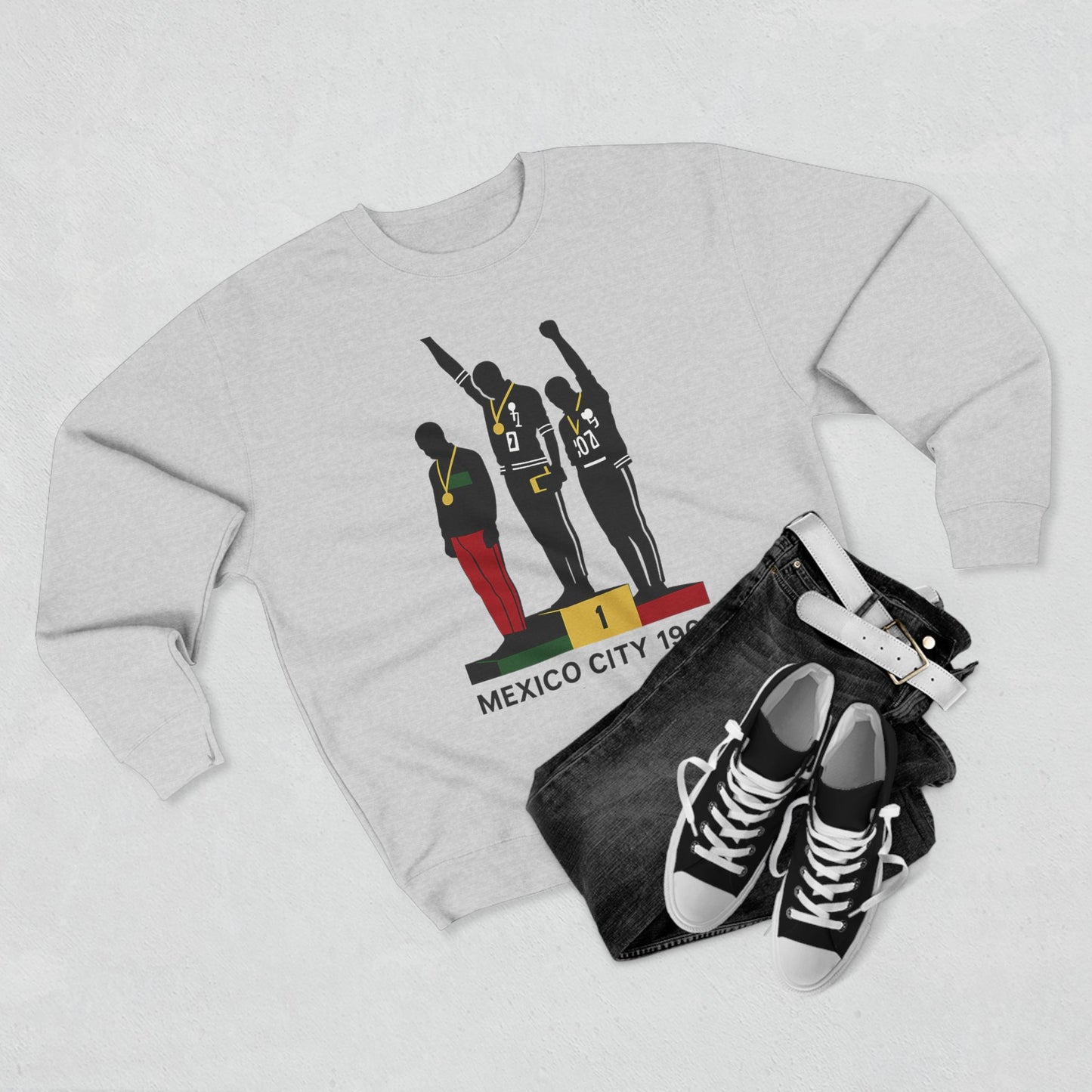 Olympic BLK Salute Crewneck