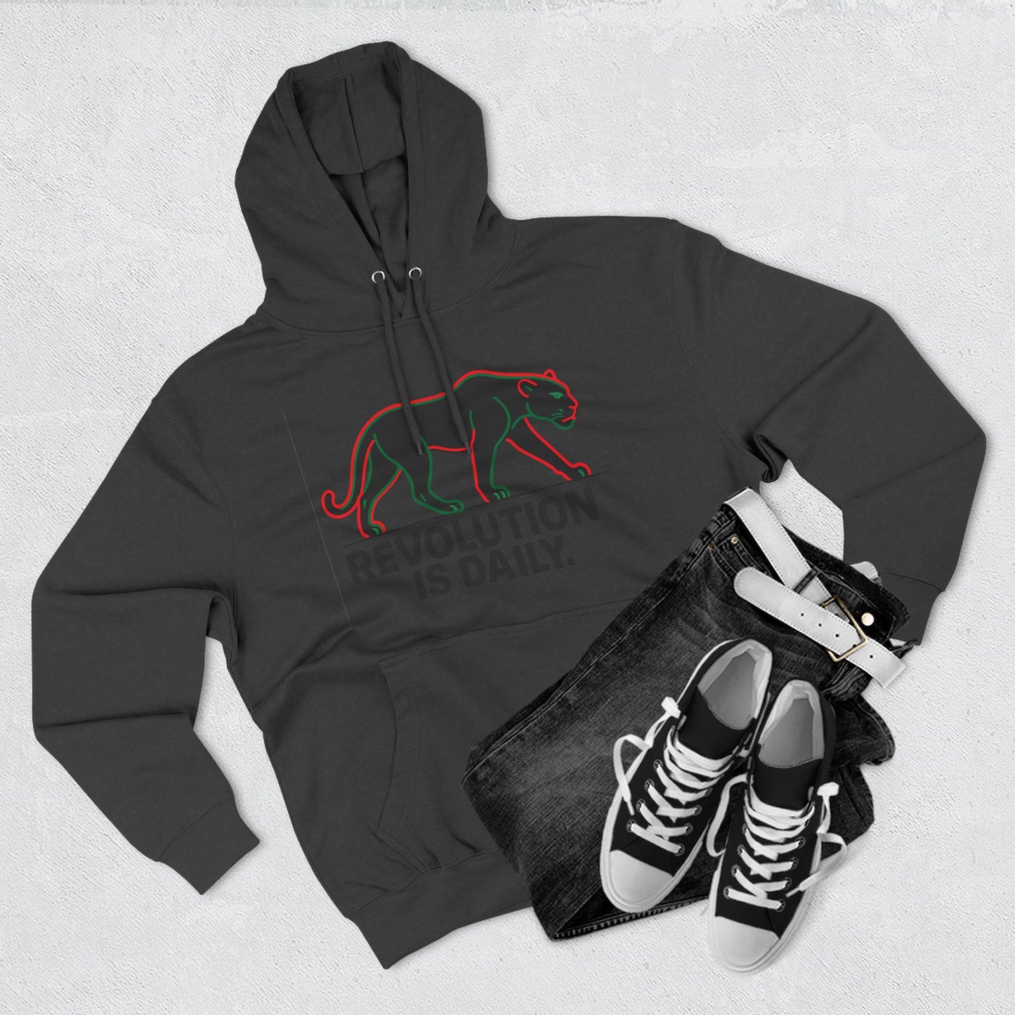 Revolution Is Daily Fleece Hoodie