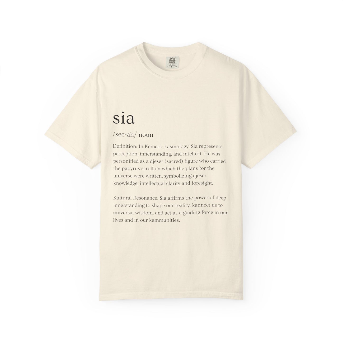 Sia Kultural Lexicon Tee
