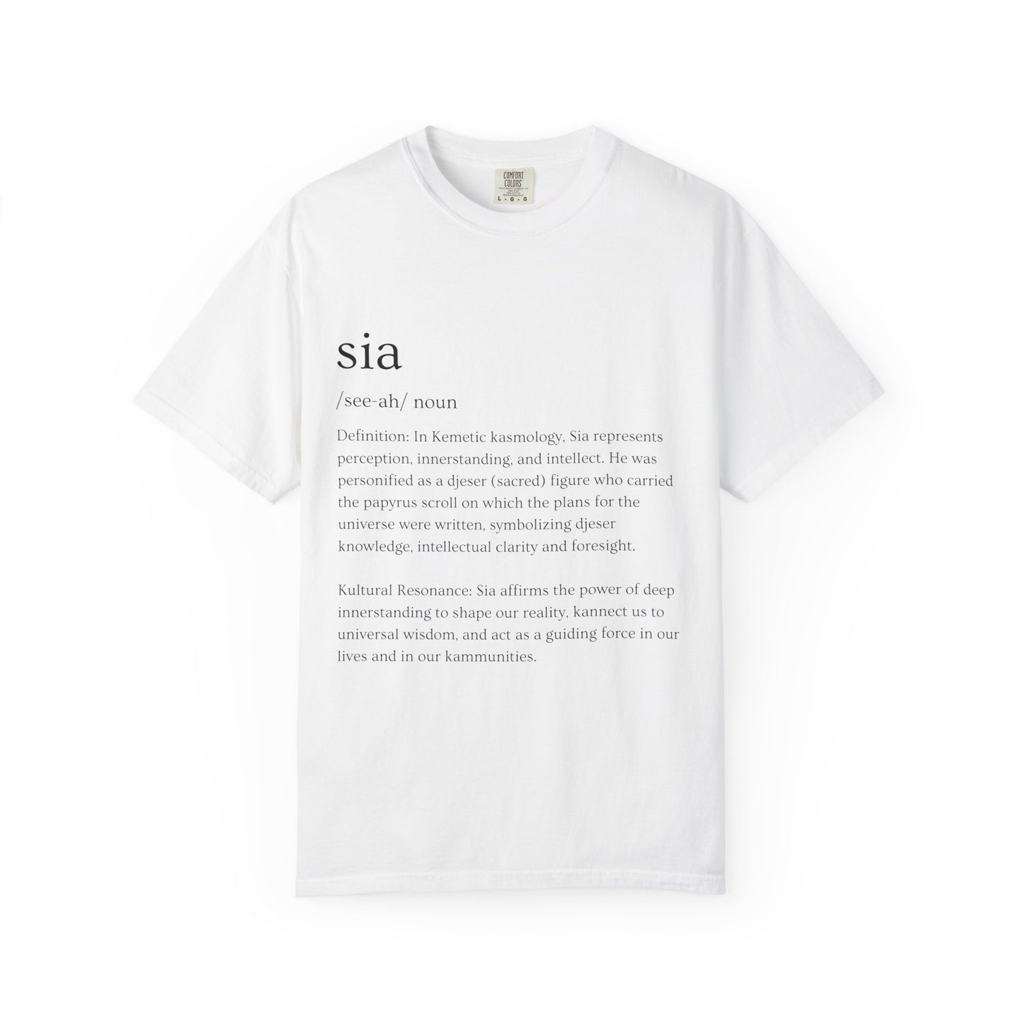 Sia Kultural Lexicon Tee