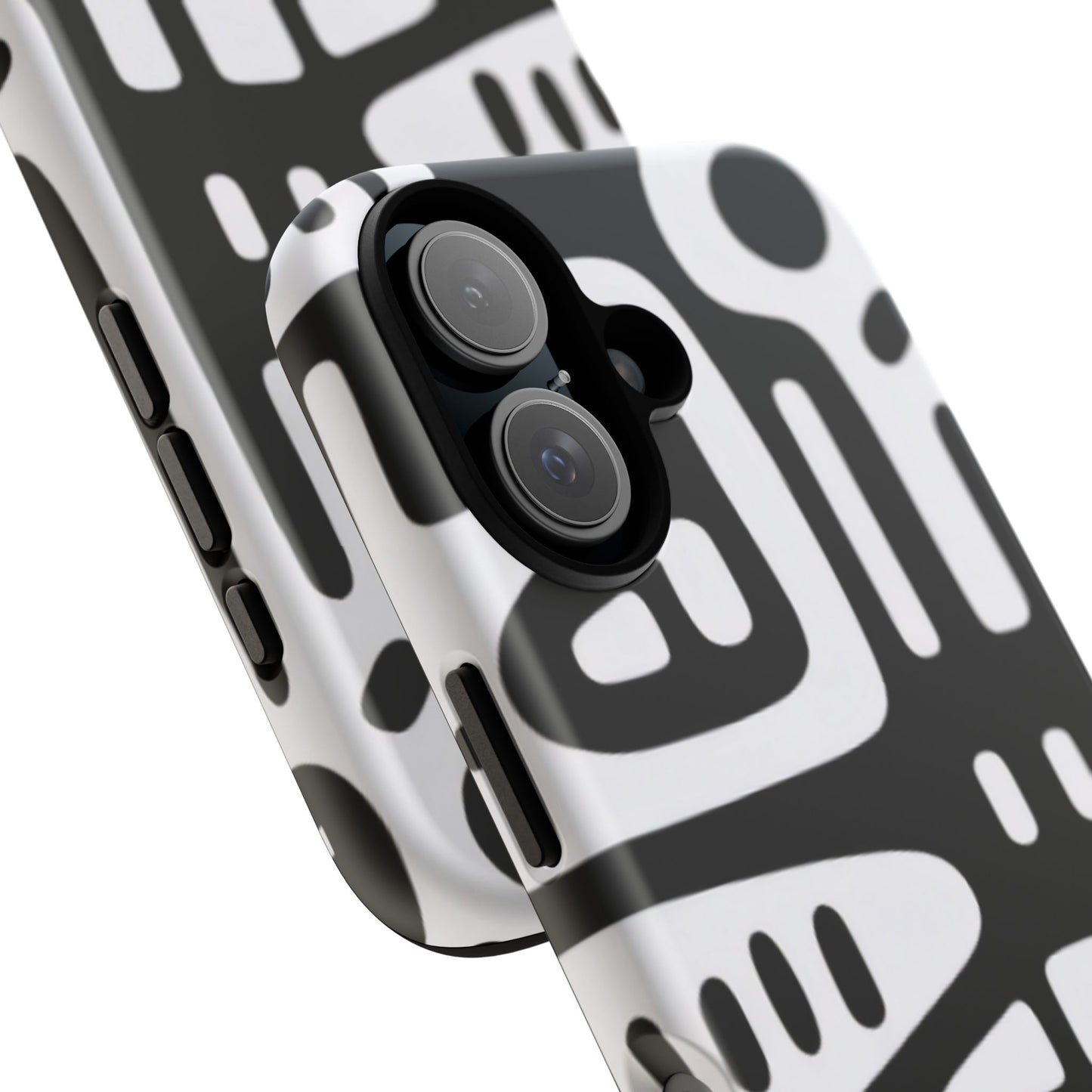 Abstract Black & White Phone Case