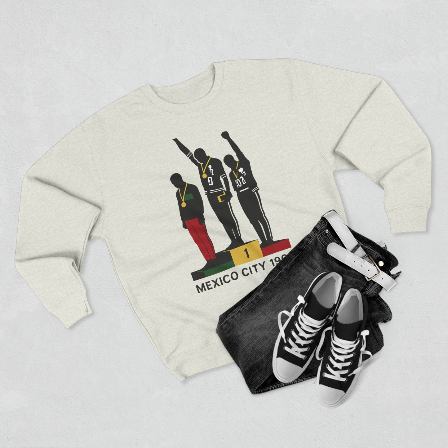 Olympic BLK Salute Crewneck