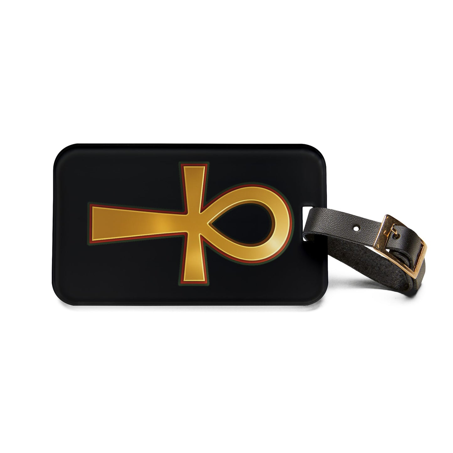 Gold Ankh Luggage Tag