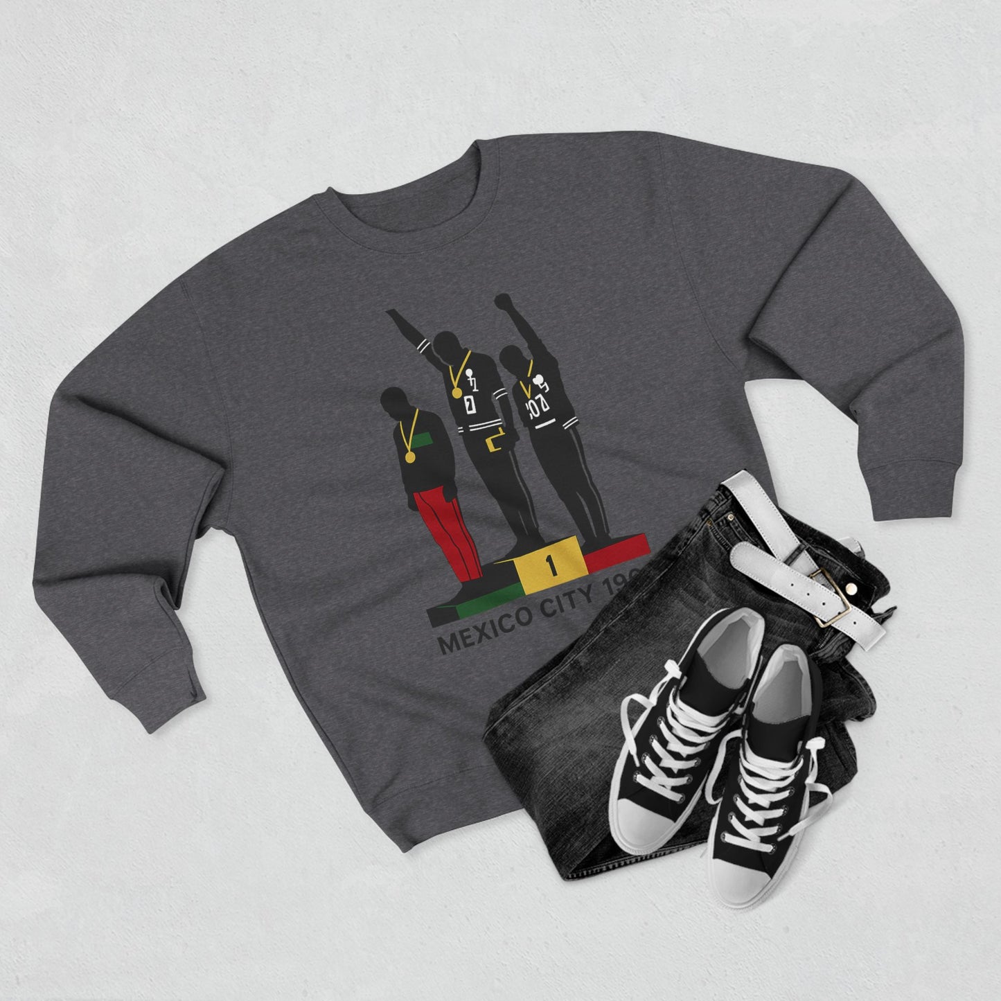 Olympic BLK Salute Crewneck