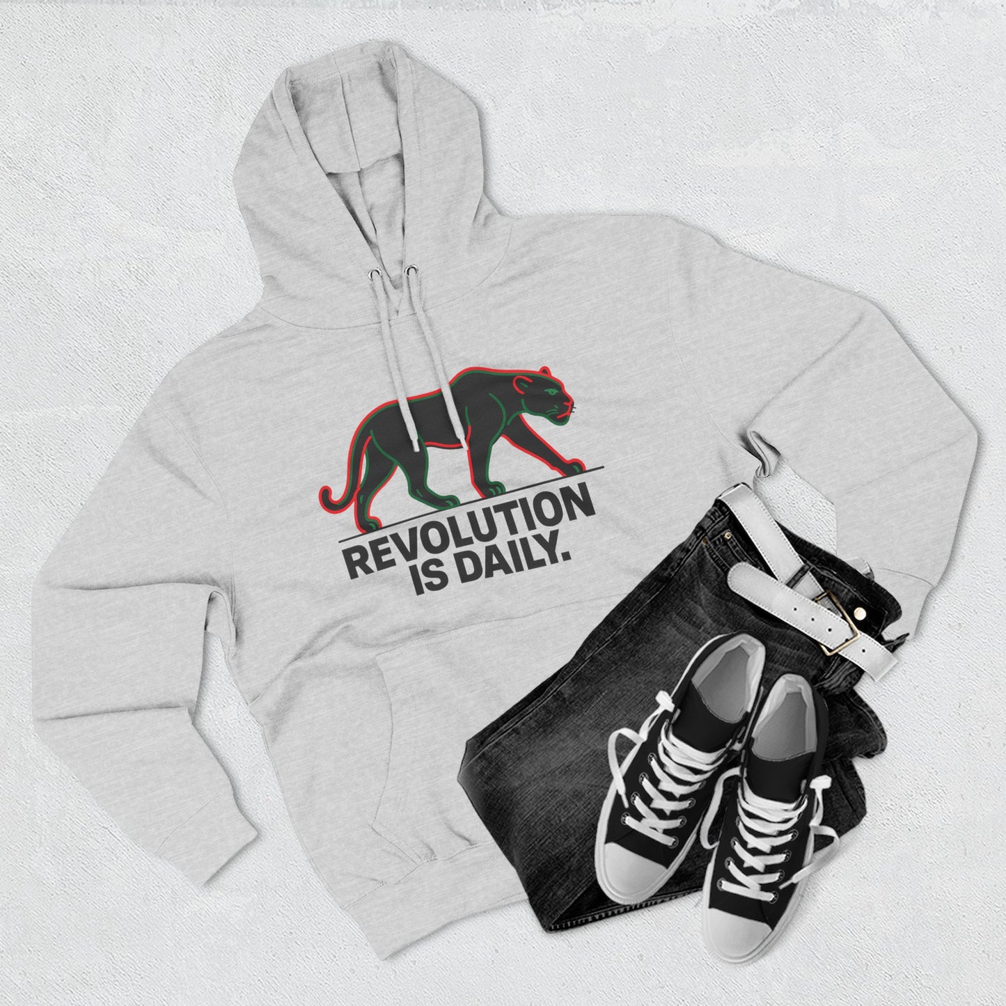 Revolution Is Daily Fleece Hoodie