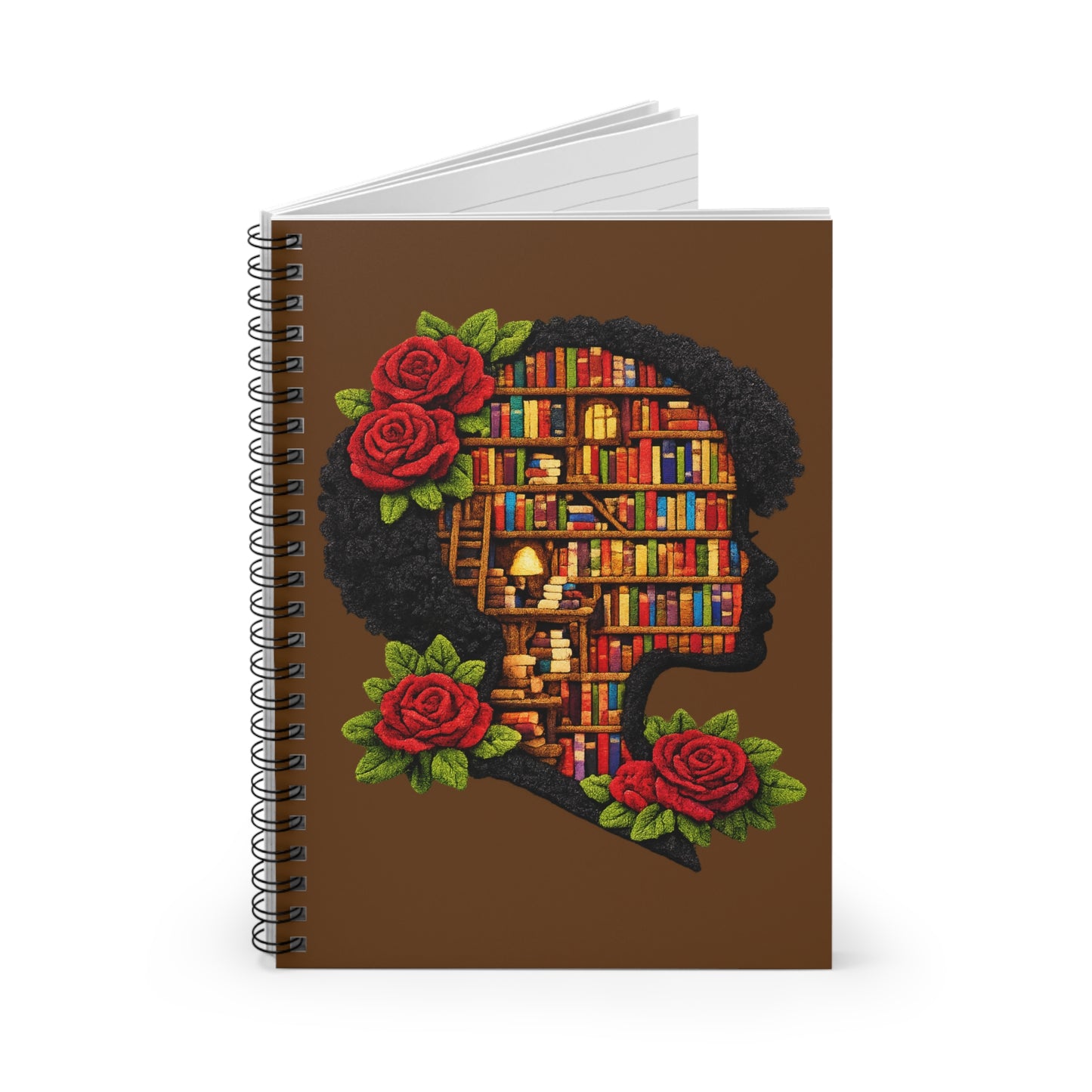 Afro Lady Spiral Notebook